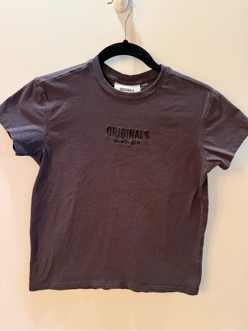 Brooklyn Cloth Dark Gray 'Originals' Crewneck Tee